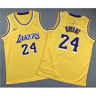 Kobe Bryant 24, L.A. Lakers [Yellow] -NIÑOS